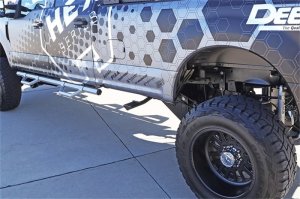 Dodge Ram Side Box Step - Driver's Side - Dee Zee - Cast Aluminum + Slip-Resistant Raised Nodules - Black - `19-`23